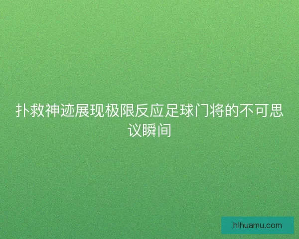 扑救神迹展现极限反应足球门将的不可思议瞬间 扑救神迹展现极限反应足球门将的不可思议瞬间